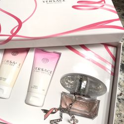 Versace Perfume (three Pieces) With Accessories 