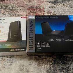 Nighthawk cm2000 Cable Modem And AX8 Router