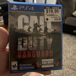 Call of Duty Vanguard PS4
