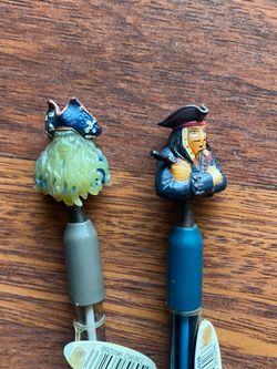 Disney Pirates of the Caribbean Collectible Jiggly Pens Pen Lot