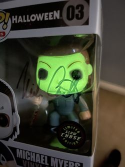 Michael Myers Chase Funko Signed By Nick Castle