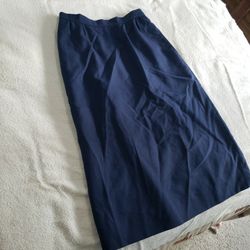Nanci  Jennifer Navy Blue Size 7/8 Skirt