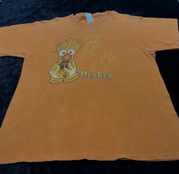 Mens XL Vintage Y2K The Muppets Beaker Tshirt