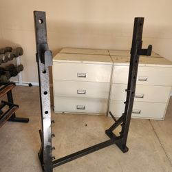 Squat Rack For Home Gym Holds Olympic Bar