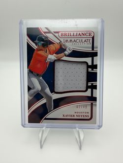 Xavier Neyens Immaculate Collection Brilliance Relic Card 02/49