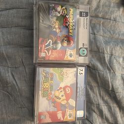 Mario 64 and Mario kart 64 includes both games