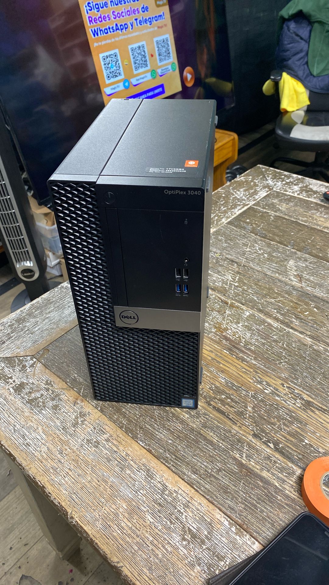 Dell Desktop Win 10 i3-6100 8GB 240GB SSD $145