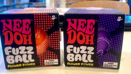 Needoh Fuzz Ball NEW squishy