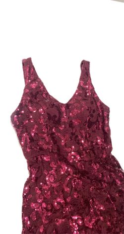 Burgundy Long Dress Size 9