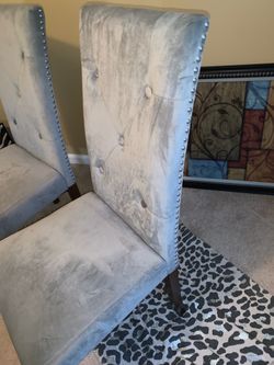 Gray Fabric Chairs