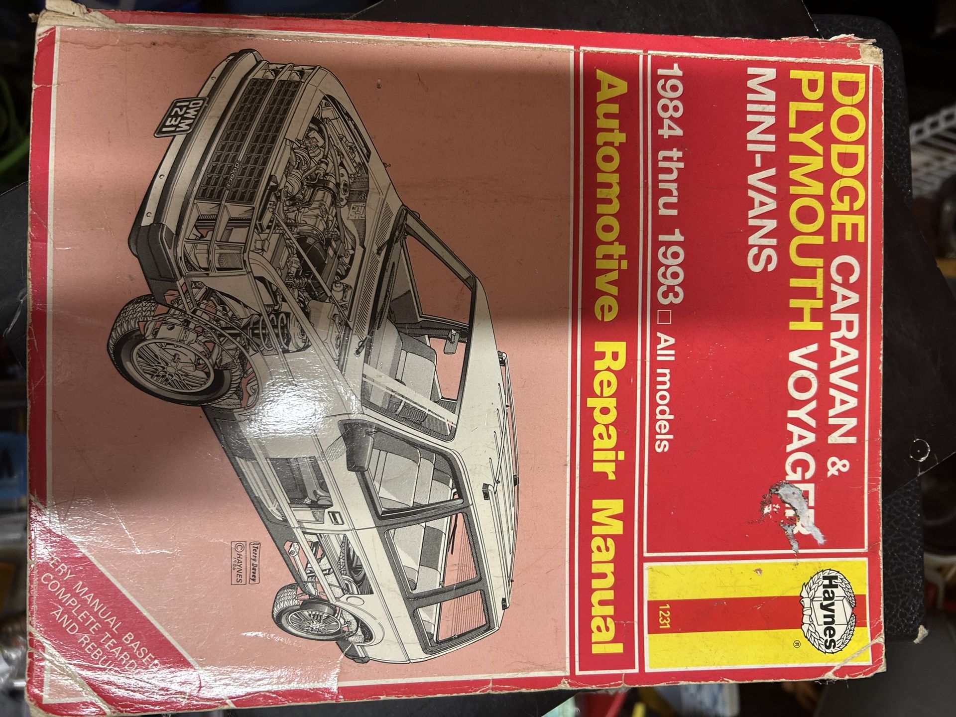 Repair Manual (Haynes) For Dodge Caravan And Plymouth Voyager