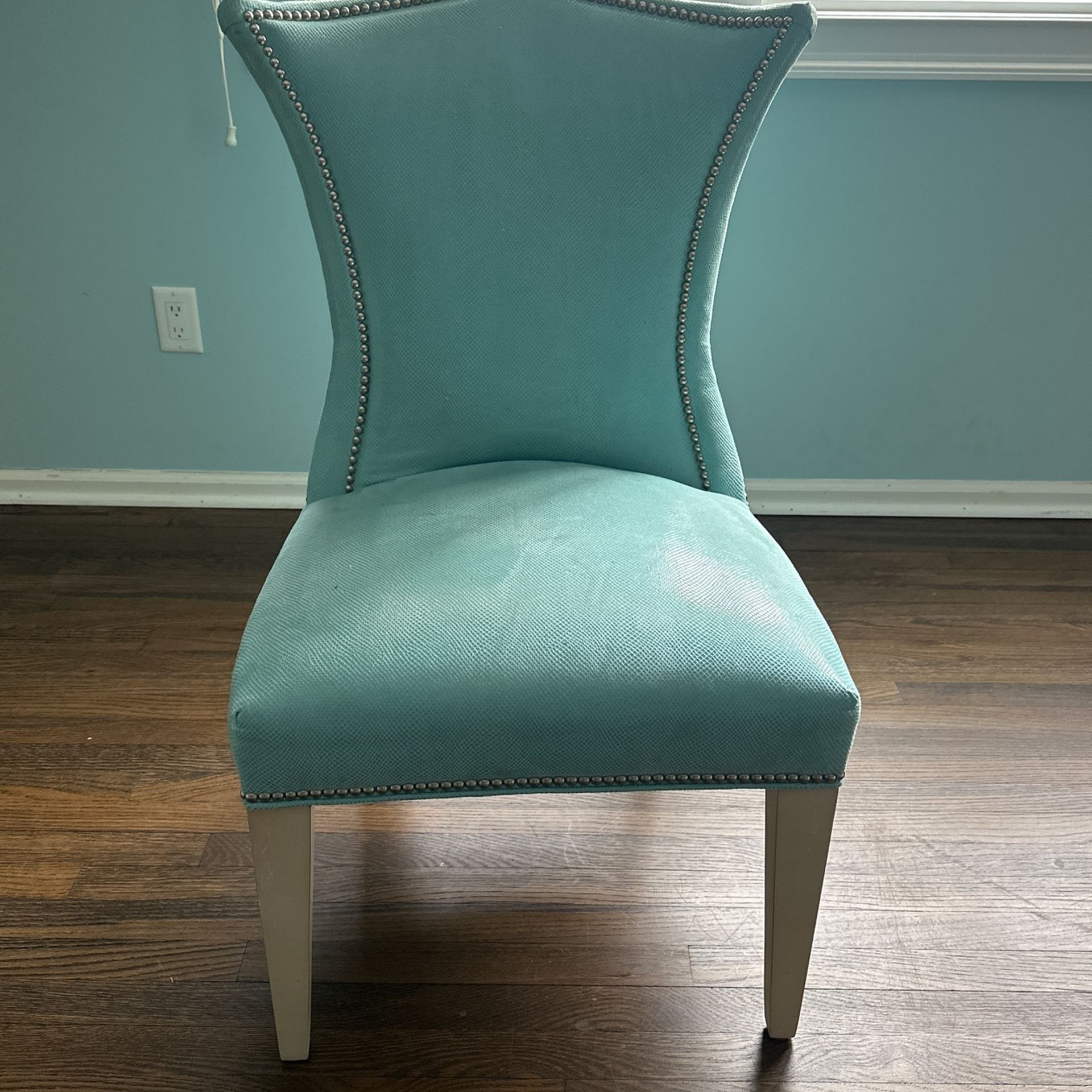 Custom Turquoise Chair