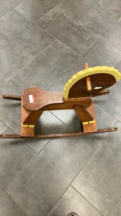 Wooden Rocking Horse Toddler Toy