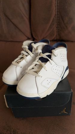 Jordan Retro 6 White/midnight Navy Blue TD 8c