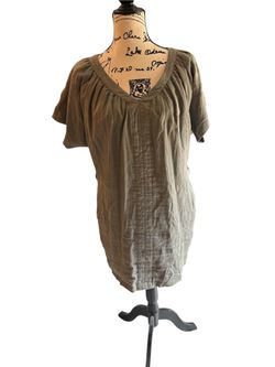 Free People Linen Mini Dress