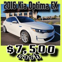 2016 Kia Optima EX , SEDAN, CLEAN TITLE, GREAT ON GAS, RELIABLE