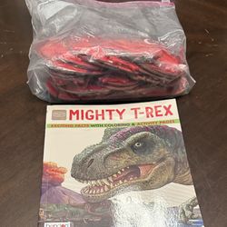Mighty T. rex coloring and activity book