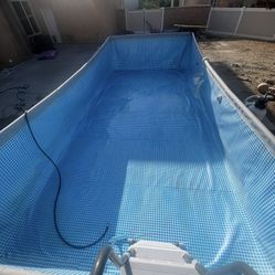 12x24 Salt Water Metal Frame Pool