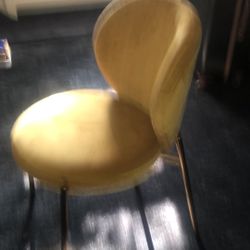 Gold/mustard Yellow Chair