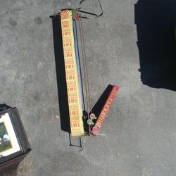 Antique Vintage Sky Scraper Wolverine Elevator Tin Toy