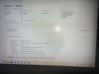 HP ProDesk 600 G1 SFF Gaming PC - Intel i7-4790, 32GB RAM, 1TB HDD.