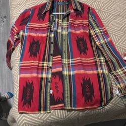 Vintage Polo Ralph Lauren Navajo Flannel