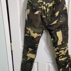Camouflage Bamboo Pants New