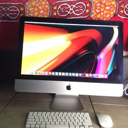 21.5” iMac Retina i5 Processor 500gb Hardrive 8gb Ram Come With Apple Bluetooth Keyboard And Mouse Good Condition 