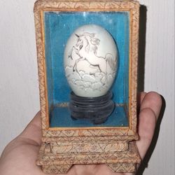 Unicorn HOPES FULFILLED - Painted Egg