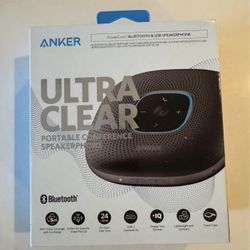 Anker PowerConf Bluetooth Speakerphone USB-C AUX NEW