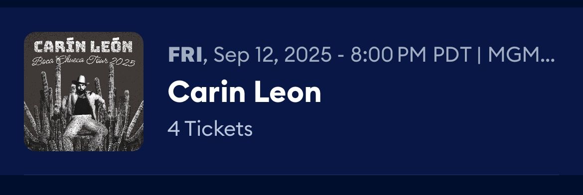 Carin Leon Tickets