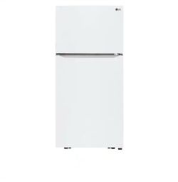 $750/ Like NEW- LG Top Freezer  Refrigerator w/ Multi-Air Flow and Reversible Door in White