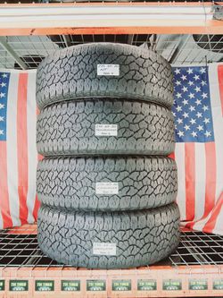 ✅ 4 USED TIRES LT275/65R20 GOODYEAR WRANGLER TRAILRUNNER AT 275 65 20