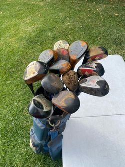 15 Classic Real Wood Drivers Bundle W/ Bag