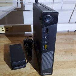 Lenovo ThinkCentre Mini PC. Intel Dual Core 2.40GHz CPU 500GB HDD  8GB Ram Bluetooth Wi-Fi Wireless 