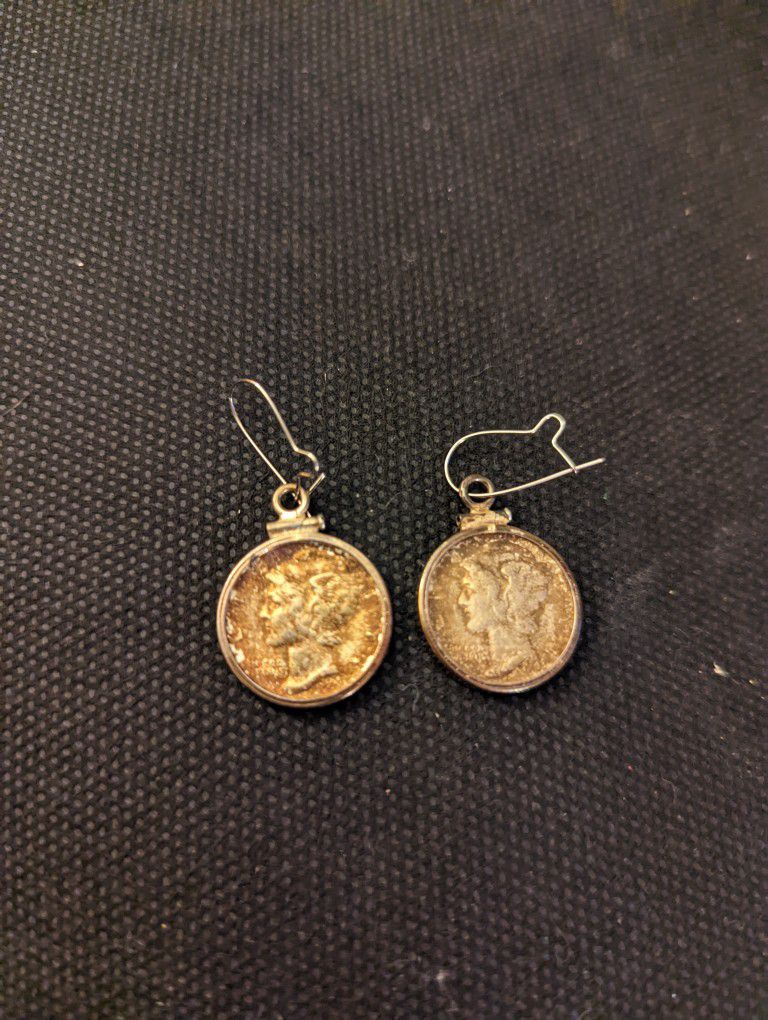 1943 WWII War Coin earrings
