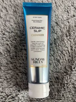 NEW SUNDAY RILEY CERAMIC SLIP FACIAL CLEANSER $4!