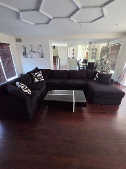 Black Couch (Living Spaces)