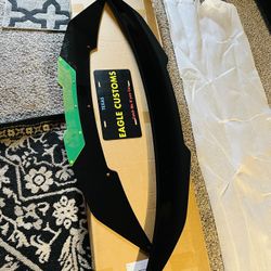 Trunk Spoiler Wing Wickerbill Flap Combo Infiniti Q50 2014-2024 Accessories PSM Style Duckbill 