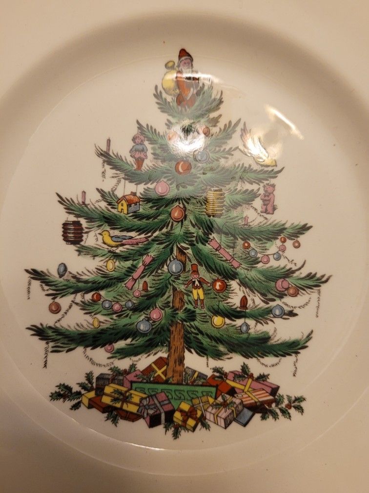 1995 Spode Christmas Plate NIB & FREE Bowl