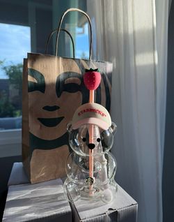 Starbucks strawberry bear
