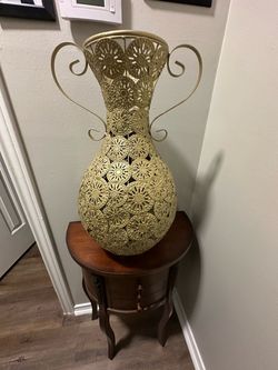 Decorative Gold Metal Vase