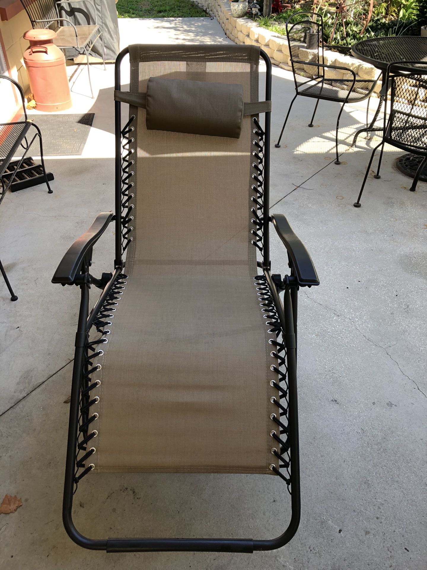 Folding Lounge Chair $30 FIRM