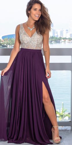 Selling purple maxi Long dress