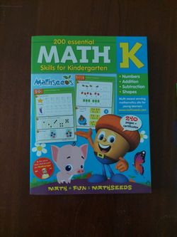 Reading eggs and math seeds kindergarten workbooks