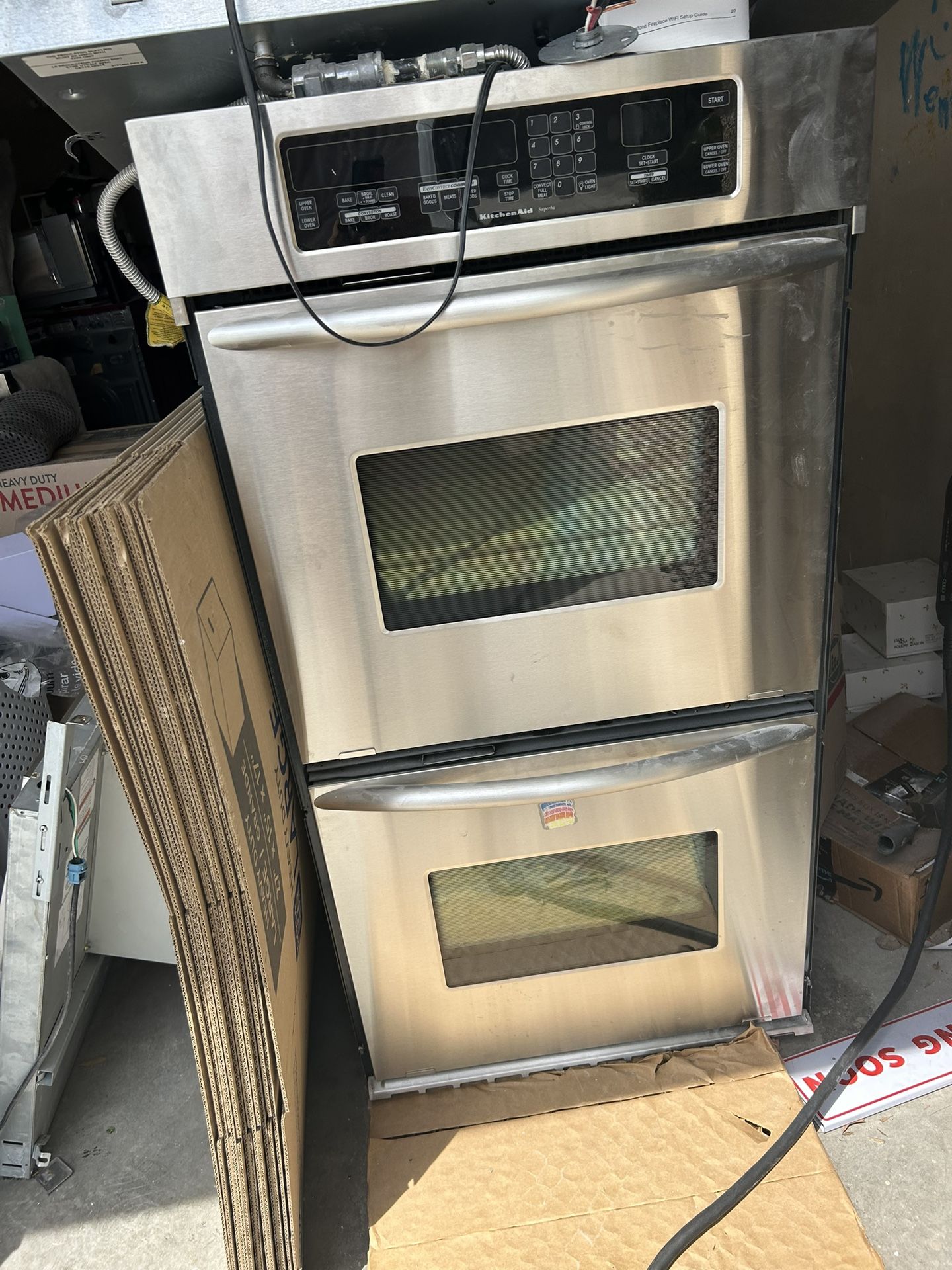 Kitchen Aid Double Oven.