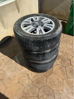 OEM Toyota Tundra 20” Wheels & Tires (Set of 4) – Bridgestone Dueler