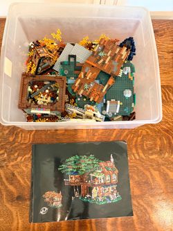 4761pcs Forest Tree House Model Building Blocks Assembly Small