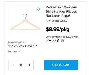 Petite Wooden Hangers (18)