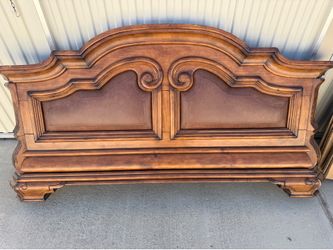 Wood queen bed frame